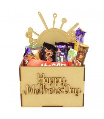 Laser Cut Mothers Day Hamper Treat Boxes - Sewing